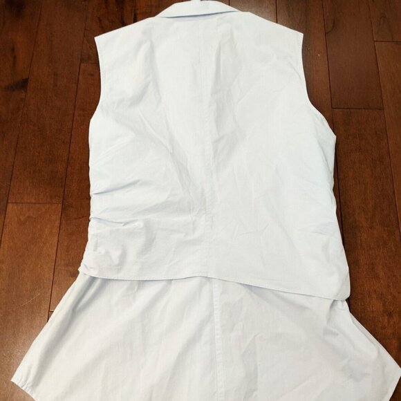 Derek Lam Crosby women's light blue sleeveless top in size 4 - Picture 2 of 8